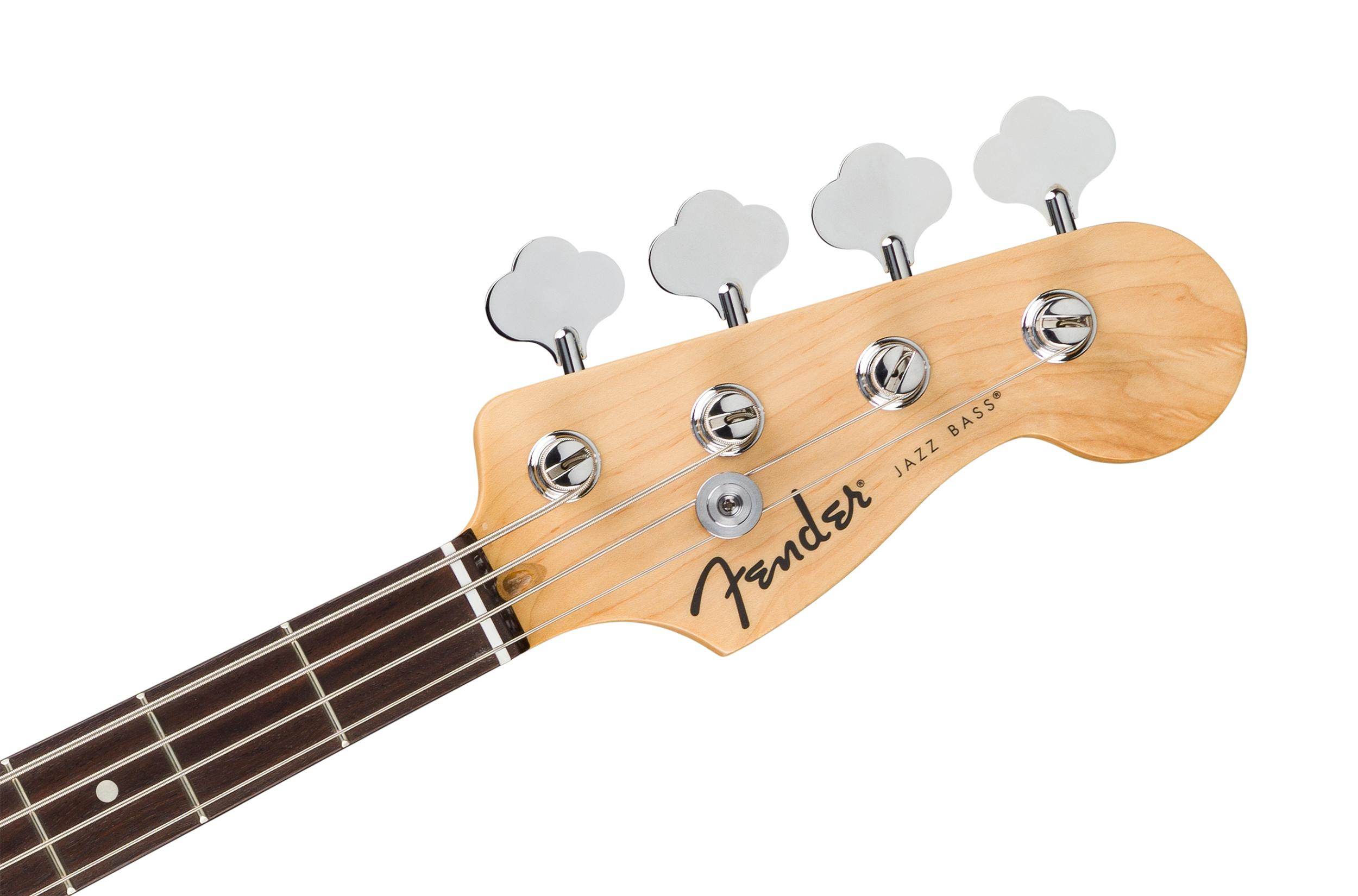 Fender Standard Series Jazz Bass Guitar in 3-Tone Sunburst